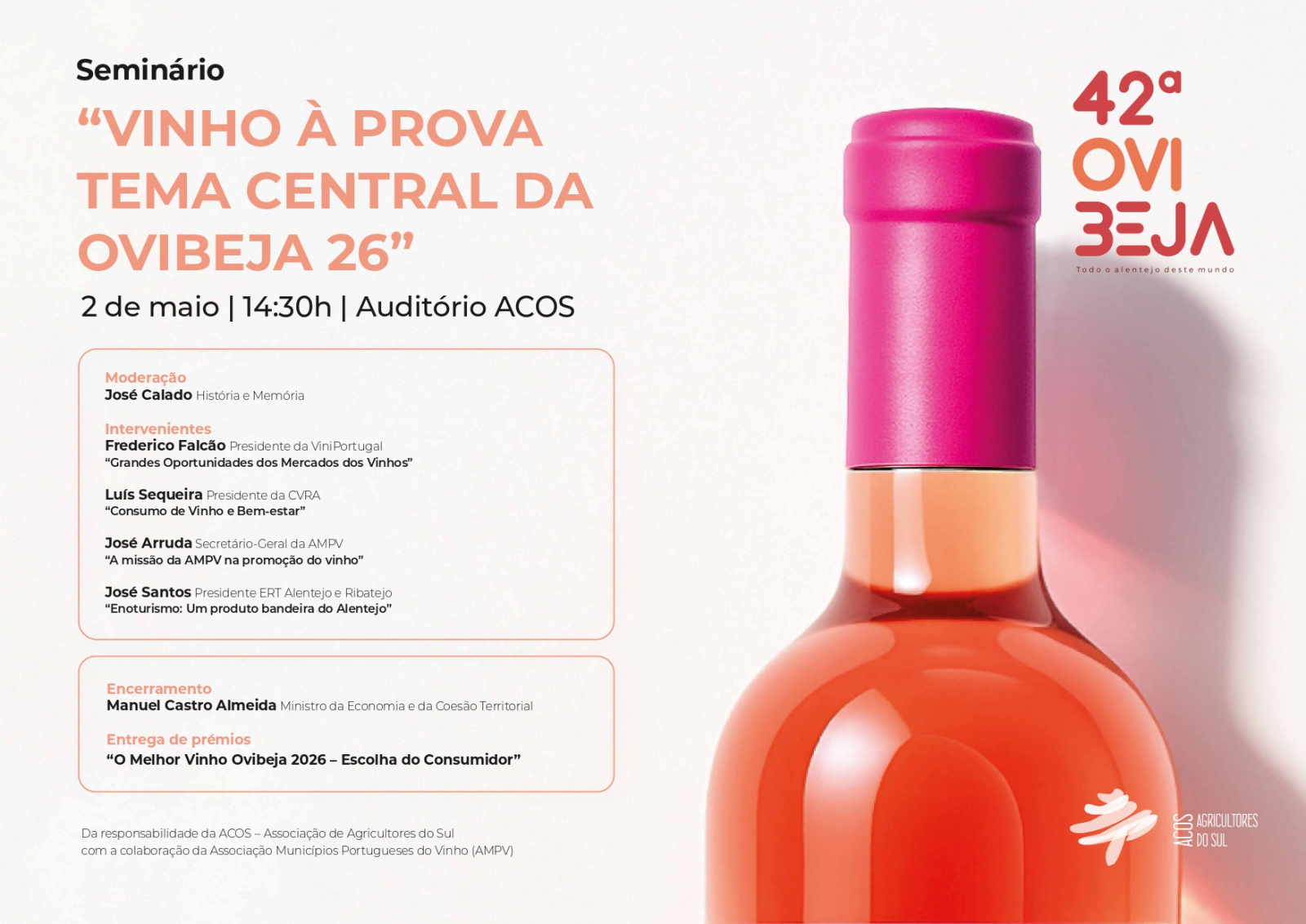 Melhor Vinho da Ovibeja 2026 - Escolha do Consumidor