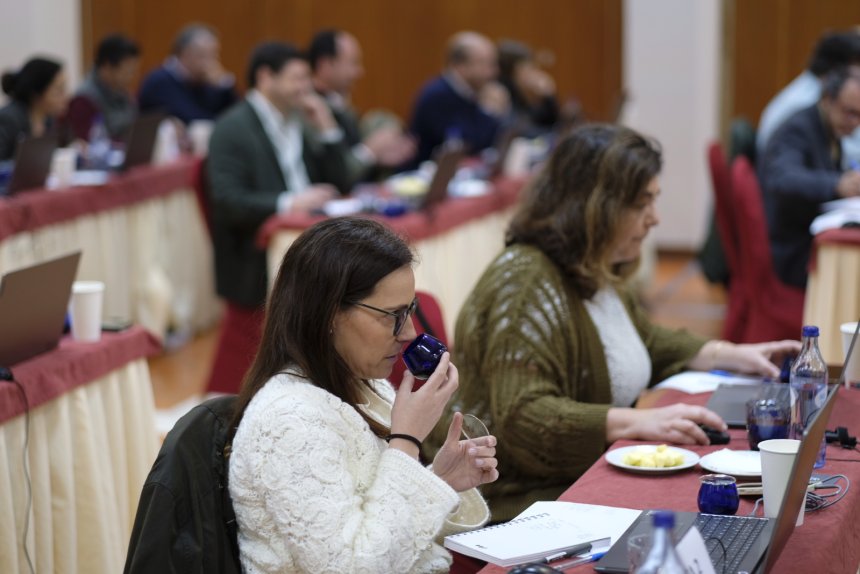Peritos mundiais em Beja para reunião do projeto OliveOilMedNet e provas do Júri do 14º Concurso Internacional de Azeite Virgem Extra - Prémio CA Ovibeja